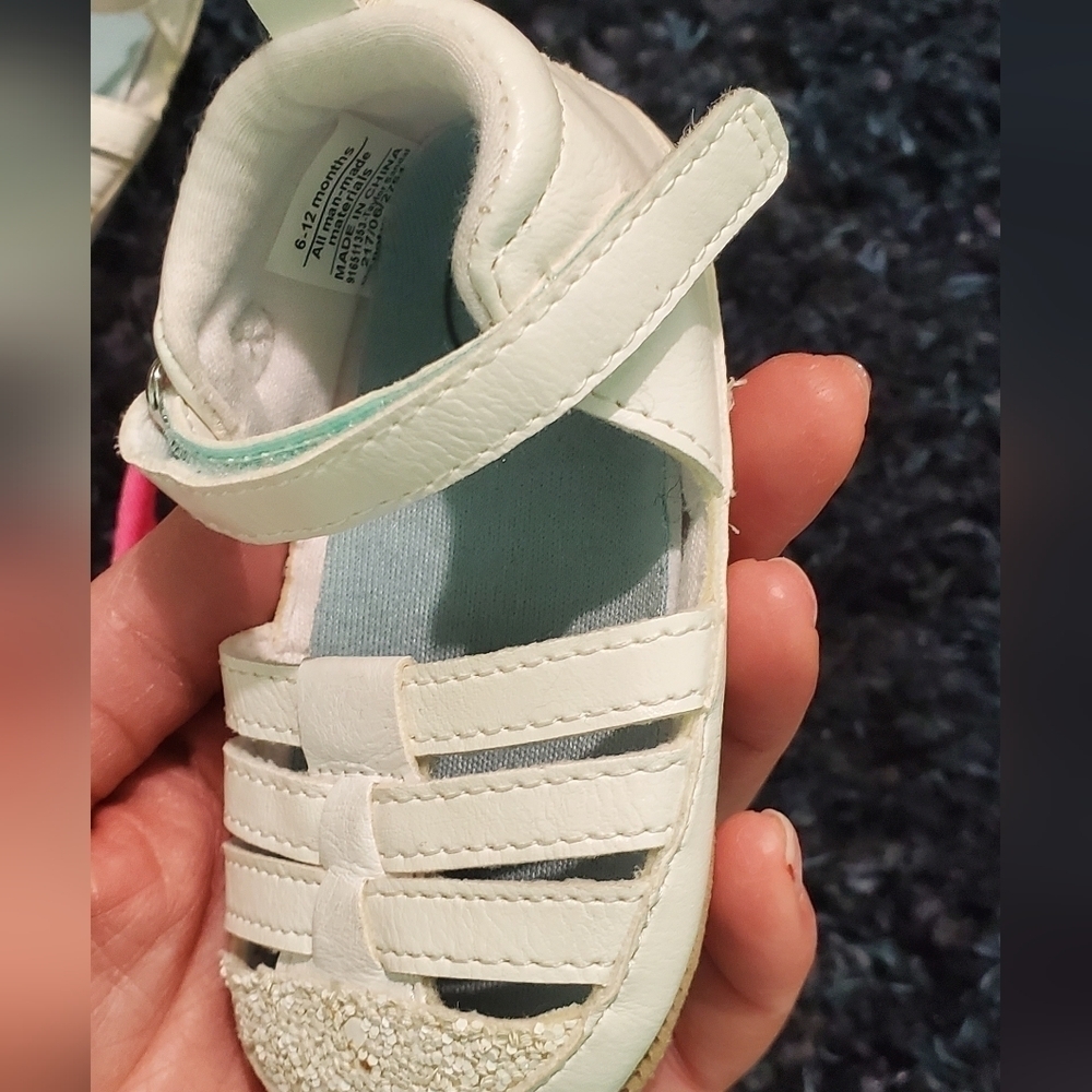 NWOT 2 pair RO+ME BABY SANDALS - Picture 12 of 13